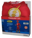 Dc Comics The Flash Muscle Chest Red Rubies Toddler 2T Costume Disguise - (walma. Fixed Price $39.98.