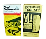 Red Devil Wallcovering Kit & Warner Paperhanging Tool Set Both Vintage T1450. Fixed Price $49.99.
