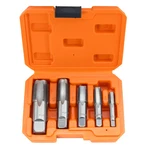 Hfs(r) 5PCS Npt Pipe Tap Set 1/8", 1/4", 3/8", 1/2" And 3/4" Accurate Threads. Fixed Price $18.99.