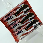 Lot Of Frost Cutlery 3" Mini Eagle Eye Black Pocket Lockback. Fixed Price $10.95.