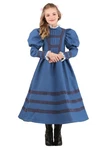 Girls Historical Helen Keller Costume Dress With Lace Accents X-large, Blue. Fixed Price $74.98.