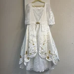 Disney Store Deluxe Ariel Little Mermaid Wedding Dress-up Costume Sz 9/10. Fixed Price $68.00.