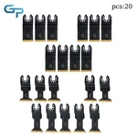 20 Pack Titanium Oscillating Saw Blades 3 Types Wood And Metal Cutting. Fixed Price $23.04.