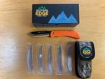 New Outdoor Edge Razor Blaze Knife 6 Replaceable Blades Camo Sheath RB-20. Fixed Price $44.99.