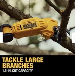 Dewalt DCPPR320B 20V Max Pole Pruner 9-FT Reach 1.5-IN Steel Blade Pivoting Head. Fixed Price $245.69.