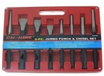 8 Piece Heavy-duty Jumbo Large Mechanic's Steel Metal Punch And Chisel Tool Set. Fixed Price $36.79.