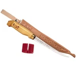 Rapala Fish Fillet Knife 7.5 Inch Swedish Stainless Steel Blade Leather Sheath. Fixed Price $36.99.
