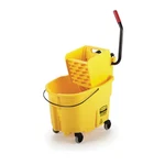 Rubbermaid Commercial 8.75-GAL Side-press Wringer Mop Bucket Yellow. Fixed Price $50.99.