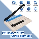 12" Paper Cutter A4 To B7 Metal Base Guillotine Page Trimmer Blade Scrap Booking. Fixed Price $20.98.