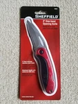 Sheffield 60023 3-INCH One-hand Opening Knife. Fixed Price $10.49.