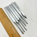Vintage 6-PIECE Lot Craftsman Tools Center-pin Punch Set Made Usa. Fixed Price $29.95.