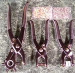 3PC Leather Hole Punch Grommet And Set Tool With Eyelets Sl. Fixed Price $24.99.