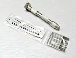 Mini And Die Set 14 Taps & Screwplate Pin Vise 0.7-2MM Jewelry Making. Fixed Price $24.95.