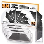Meepo 50 Pack Utility Knife Blades Blackened Sk 2 Razor For Box Cutter. Fixed Price $9.46.