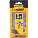 Dewalt Carbide Edge Steel Heavy Duty Utility Blade 2-1/2 In. 50 Pc. Fixed Price $25.49.