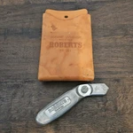 Vintage Roberts Carpet Fixed Blade Utility Knife #10-215 Made Usa And Pouch. Fixed Price $19.99.