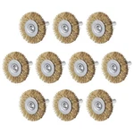 Uxcell 1-1/2INCH Wire Wheel Brush Bench Copper Plated Crimped Steel 1/4-INCH .... Fixed Price $25.91.