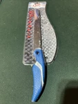 Camillus Cuda Fishing Blue 4116 Stainless Serrated Fixed Blade Chunk Knife 18830. Fixed Price $25.95.