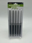 Pittsburgh 93111 Long Drive Pin Punch Set 5 Piece Carbon Steel Black Oxide Tool. Fixed Price $15.99.