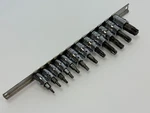 Snap On Usa T8-T55 12PC 1/4" 3/8" Torx Bit Socket Driver Set, No T47. Fixed Price $166.24.