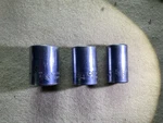 Lot Of 3 Assorted Craftsman 1/2 Drive 12 Pt Sae Sockets. Fixed Price $10.50.