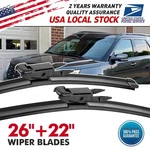 East Forest 26"&22" Windshield Wiper Blades Fits Ford Front Window Pack. Fixed Price $13.99.