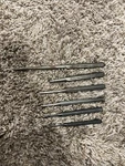 6 Pcs Mixed Pin Punch Chisel Set Craftsman. Fixed Price $39.99.