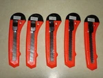 True Value 704526, Point 18MM Snap Off Utility Knife (5 Pack). Fixed Price $18.00.