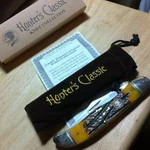 Hunter's Classic Nahc Orange Jig Bone Folding 5 1/8" Pocket Knife H1730. Fixed Price $15.98.