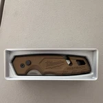Milwaukee Fastback Utility Knife Metal Blade Handle Brown. Fixed Price $45.00.