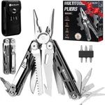 Bibury Multitools BI2038C,19-IN-1 Stainless Steel Pocket Knife With Scissors, Fo. Fixed Price $73.19.