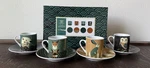 Magpie Tom Frost Espresso Cup Saucer Plate Dusk Wildlife Set New In Box. Fixed Price $34.99.