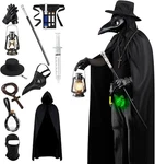 Mens Halloween Of Plague Doctor Mask Adult, Scary. Fixed Price $90.71.