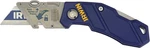 Irwin Utility Knife, Folding (2089100), Blue. Fixed Price $18.99.