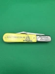 Don't Tread Me - Gadsden Flag Large Master Barlow Pocket Knife NV257 No Box. Fixed Price $8.50.