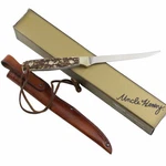 Schrade Uncle Henry Fillet Fixed Blade Knife Fishing Kitchen Full Tang. Fixed Price $28.95.