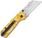 Cjrb Boxer Yellow Lemon G10 Folding Utility Pocket Knife W/ Extra Blades 1967LM. Fixed Price $38.95.
