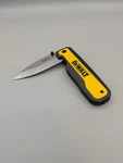 Dewalt Drop Point Folding Pocket Knife Stainless Steel Blade Very Good Condition. Fixed Price $9.88.