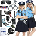 Luucio Police Costume For Girls, Officer Kids With Accessorie. Fixed Price $54.99.