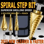 Titanium Step Drill Set Unibit Industrial Reamer Reaming 28 Sizes 1/8 - 3/4". Fixed Price $8.99.