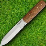 American Hunter Utility Fixed Knife 4.75" Stainless Steel Blade Rosewood Handle. Fixed Price $17.39.