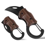 Funbro Small Pocket Knife For Men, Cool Box Cutter With 1.34 Inch Wood Grain. Fixed Price $15.66.