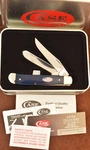 Case Xx Usa Smooth Navy Blue Delrin Mini Trapper Knife Nice 4207 Ss (33776. Fixed Price $100.00.