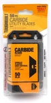 Toughbuilt 50-PC Carbide Bi-metal Utility Razor Blade Heavy Duty. Fixed Price $22.99.
