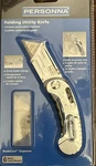 Personna Folding Utility Knife W/6 Blades Model #63-0221 Nib #558. Fixed Price $10.99.
