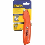 Irwin Utility Knive Retractable High-vis Orange Box Cutter W/3 Blades 3836814. Fixed Price $7.99.