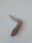 Harita Pocket Knife Folding Edc, Wood Handle Thumb Stub W/ Clip. Fixed Price $11.99.