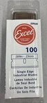 Excel 22609 Single Edge Utility Razor Blades, #9, Box Of 100. Fixed Price $17.00.