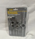 Tap And Die Set 10 Piece S.a.e. Internal External Threads Steel Grip. Fixed Price $18.66.
