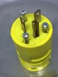 Two Lawson Extra Heavy Duty Straight Blade Connector Plugs Nema 5-20P 20A 125V. Fixed Price $7.85.
